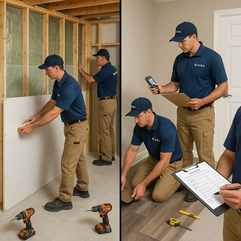 Repairs and Reconstruction process in Utica, MI